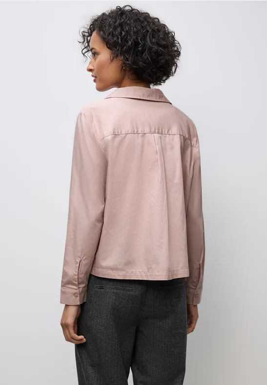 Twill Hemdbluse faded rose
