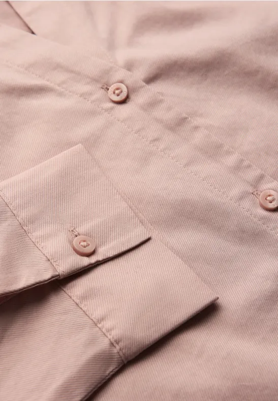 Twill Hemdbluse faded rose