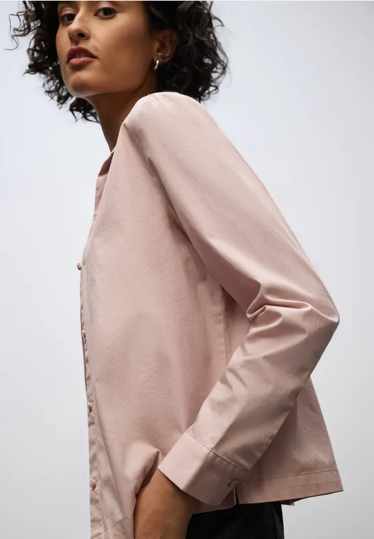 Twill Hemdbluse faded rose
