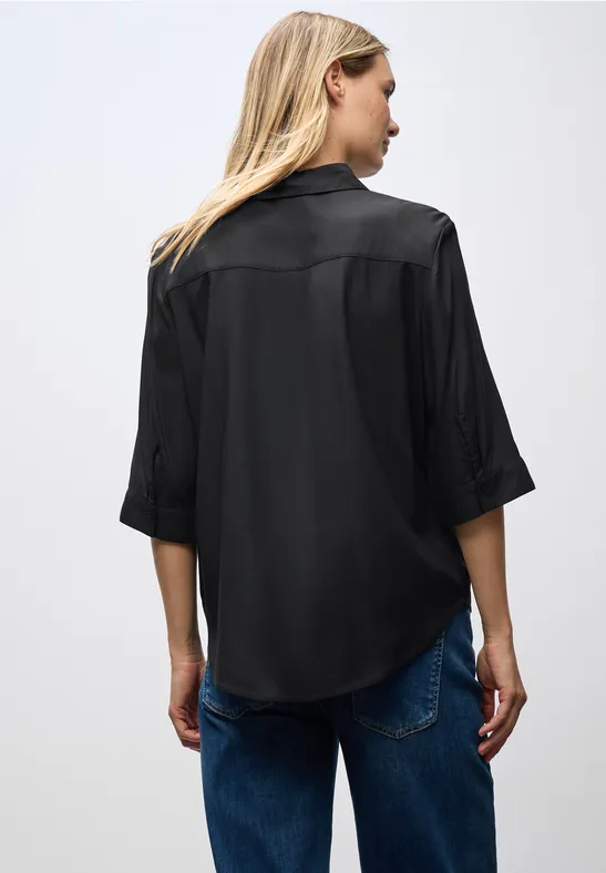 Hemdbluse Black