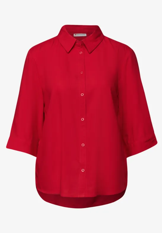 Chemisier à chemise racing red