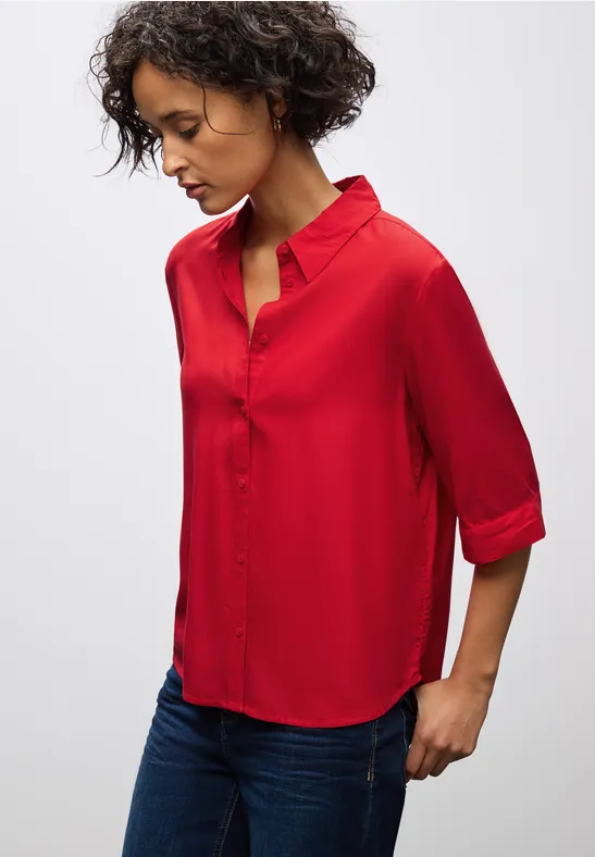 Chemisier à chemise racing red