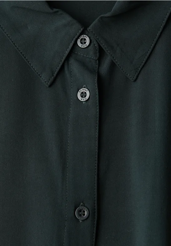 Overhemd blouse evernight green