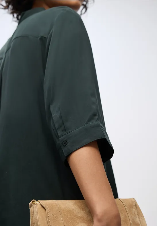 Overhemd blouse evernight green