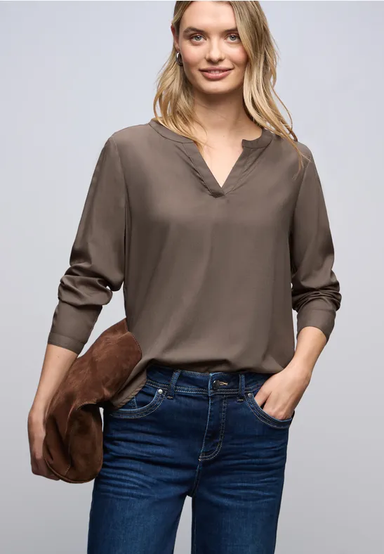 Tunique en couleur unie nomad brown