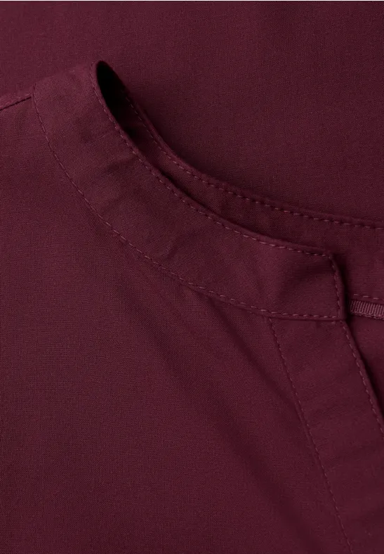 Tunika in Unifarbe noble red
