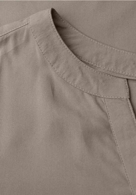 Tunika in Unifarbe muted mocha