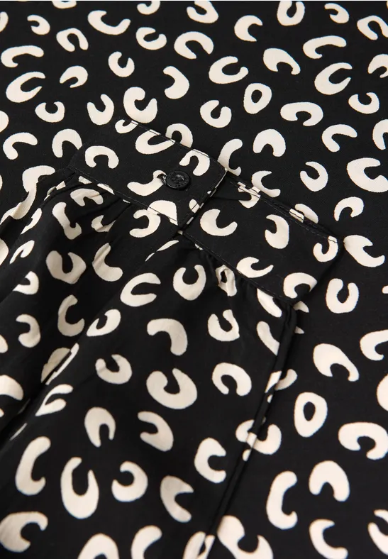 Gemusterte Tunika Black