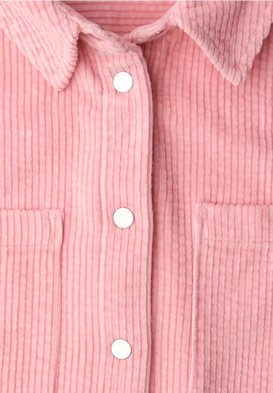 Cord Hemdbluse powder pink