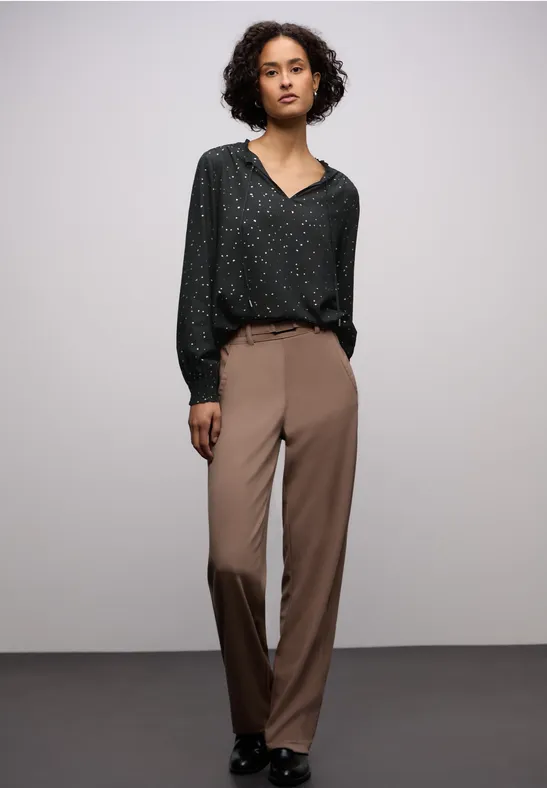 Gemusterte Tunika Black