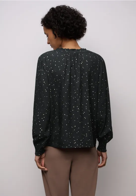 Gemusterte Tunika Black