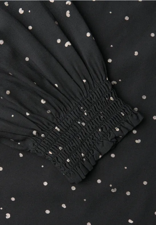 Gemusterte Tunika Black