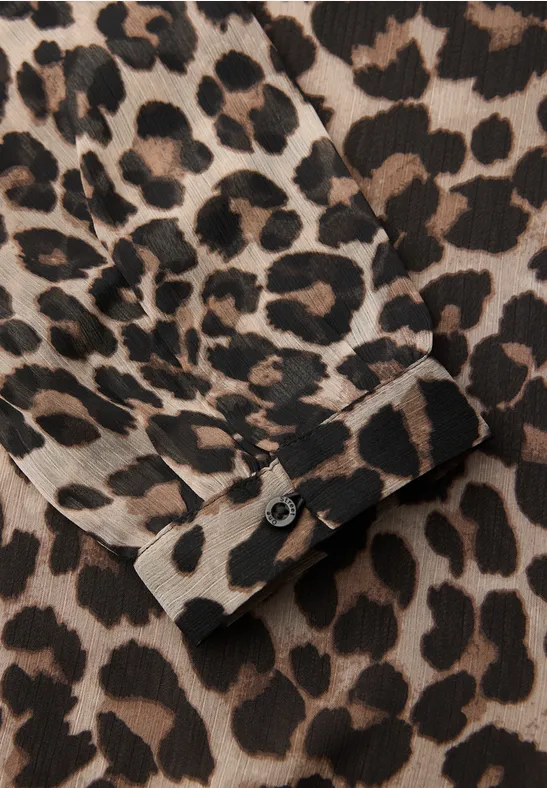 Chiffon Bluse mocha glow