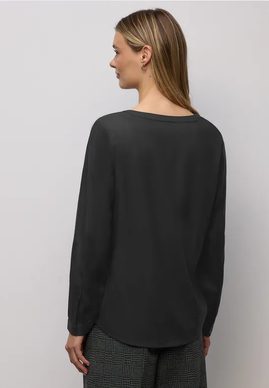 Blouse avec détail scintillant Black