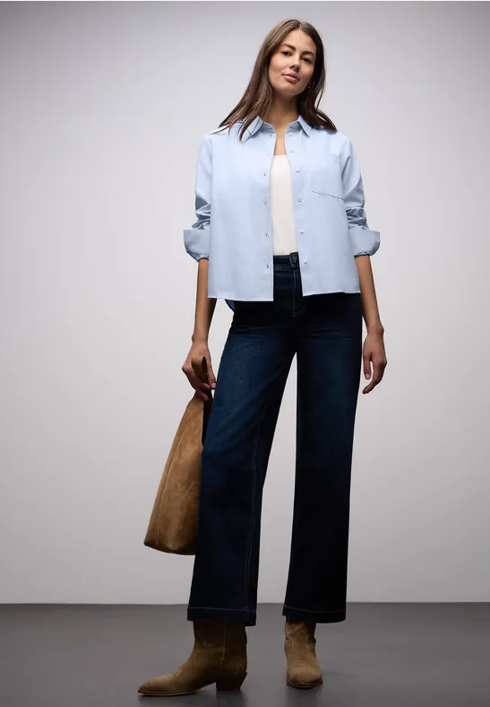 Oxford overhemd blouse original blue