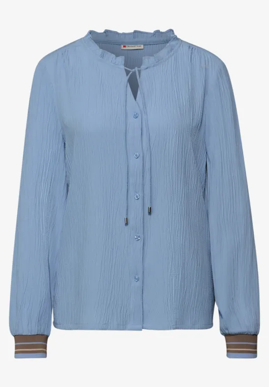 Tunika mit Tapedetails frosted blue