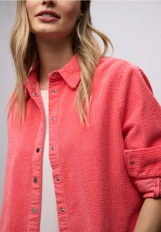 Overhemd blouse striking coral