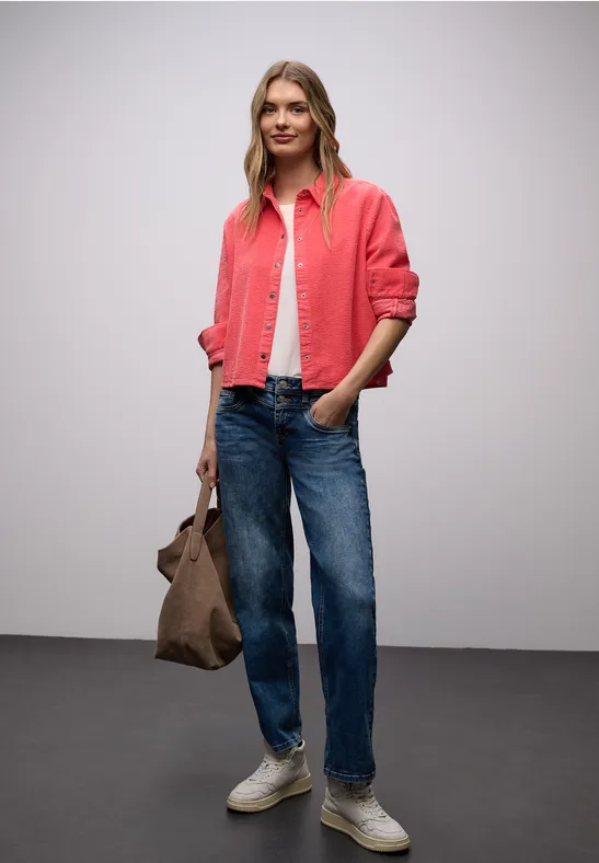 Overhemd blouse striking coral