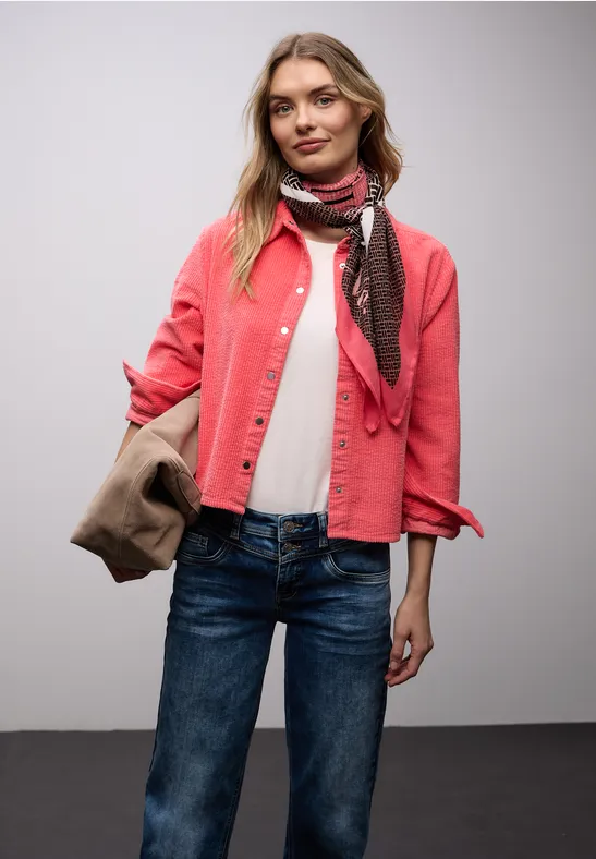 Overhemd blouse striking coral