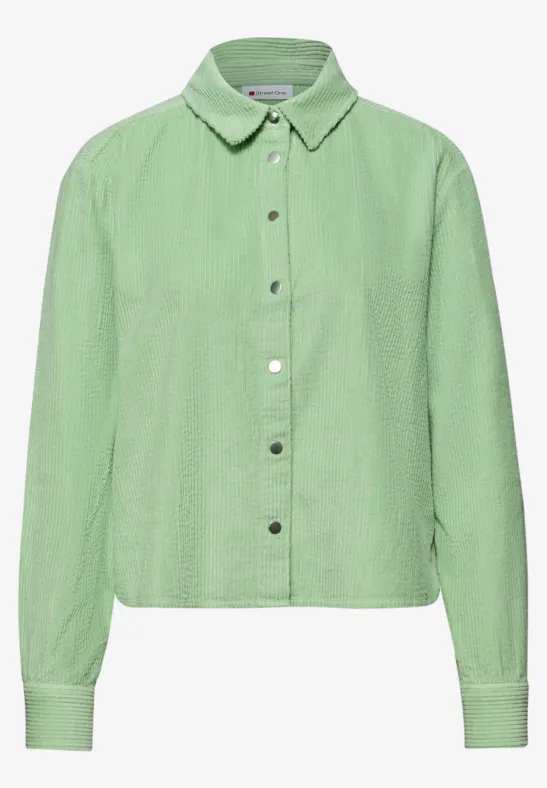 Overhemd blouse pale mint green