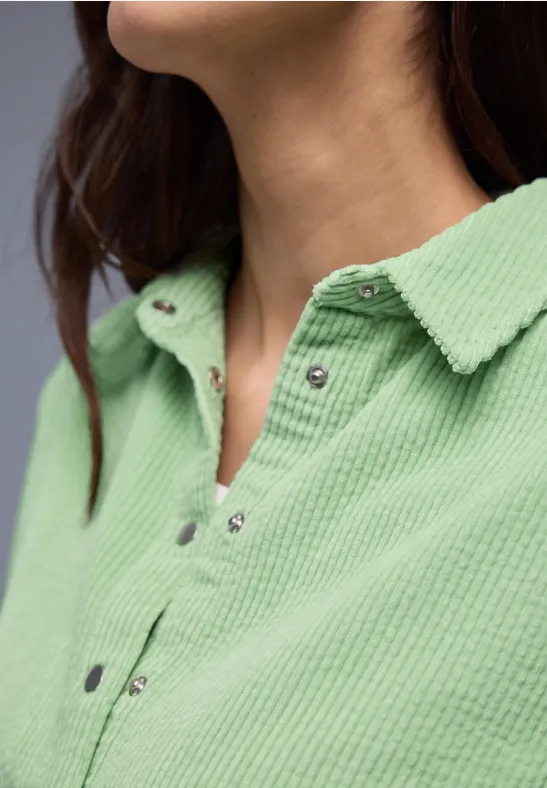 Overhemd blouse pale mint green