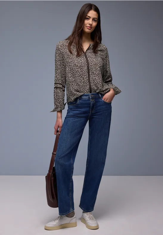 Leo-Tunika mit Tape-Details molten earth