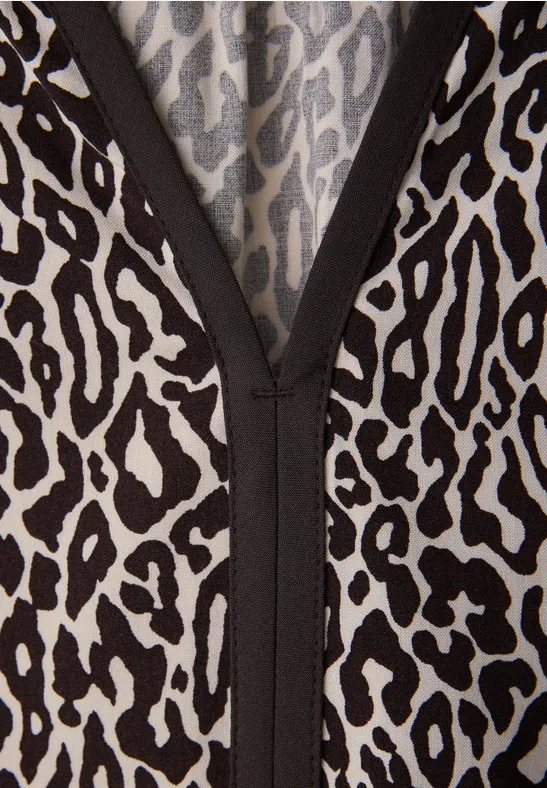 Leo-Tunika mit Tape-Details molten earth