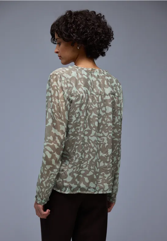 Tunika mit Rüschen pale mint green