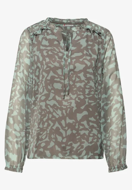 Tunika mit Rüschen pale mint green