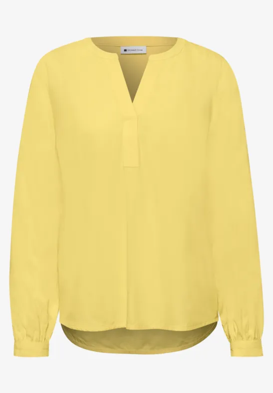 Tunika in Unifarbe bloom yellow