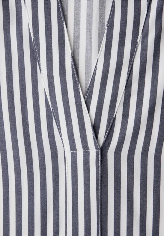 Gestreifte Tunika shadow blue