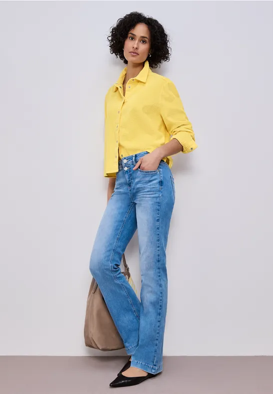 Chemisier à chemise bloom yellow