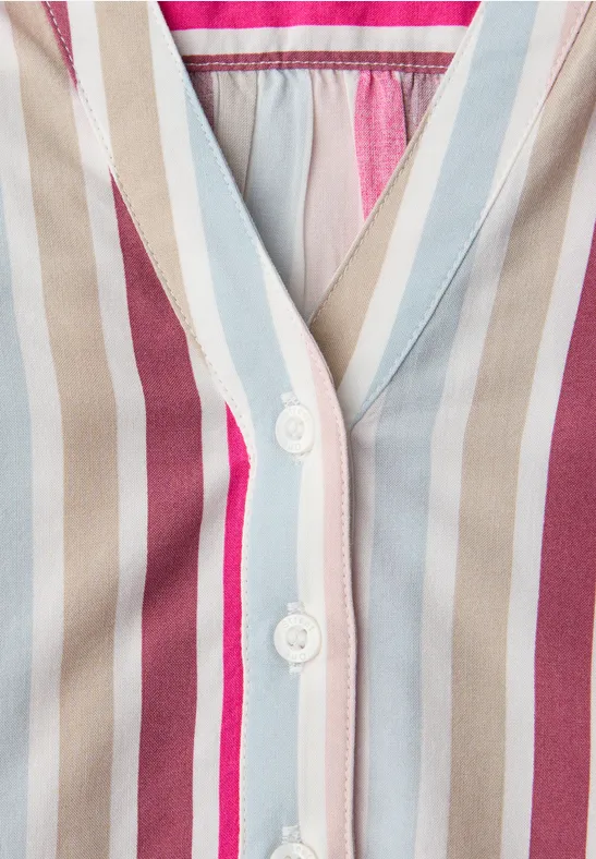 Tunique rayée magenta dream