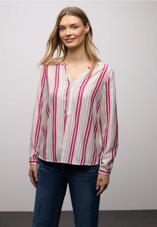 Tunique rayée magenta dream