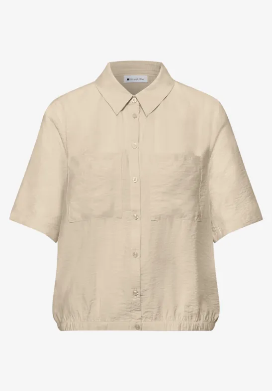 Hemdbluse smoke beige