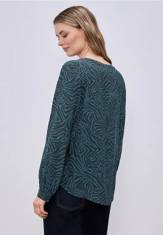 Blouse doublée cool vintage green