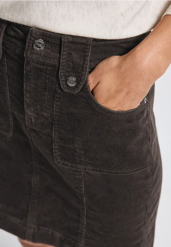 Feincord Rock deep roast brown