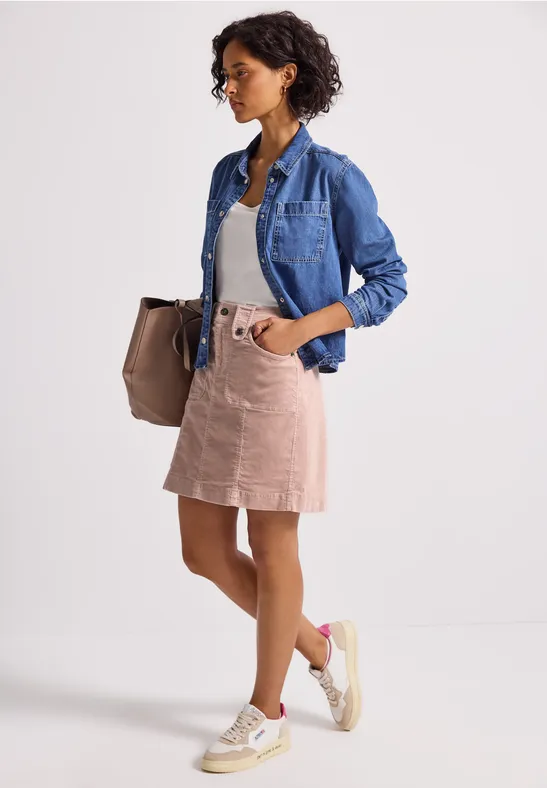 Feincord Rock faded rose