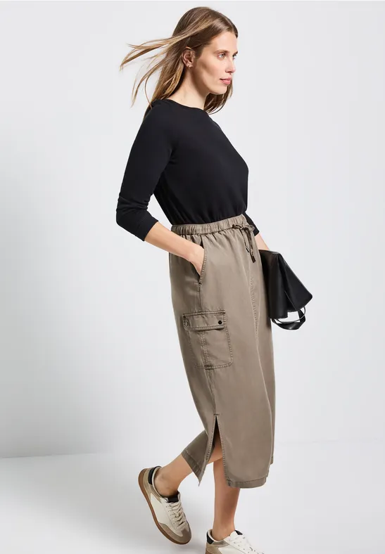 Cargo Rock im Washed-Look bark brown