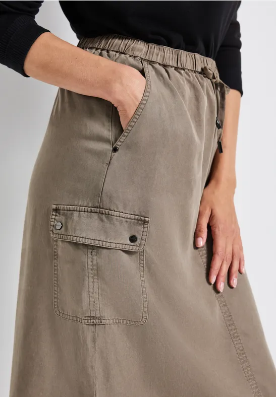 Cargo Rock im Washed-Look bark brown