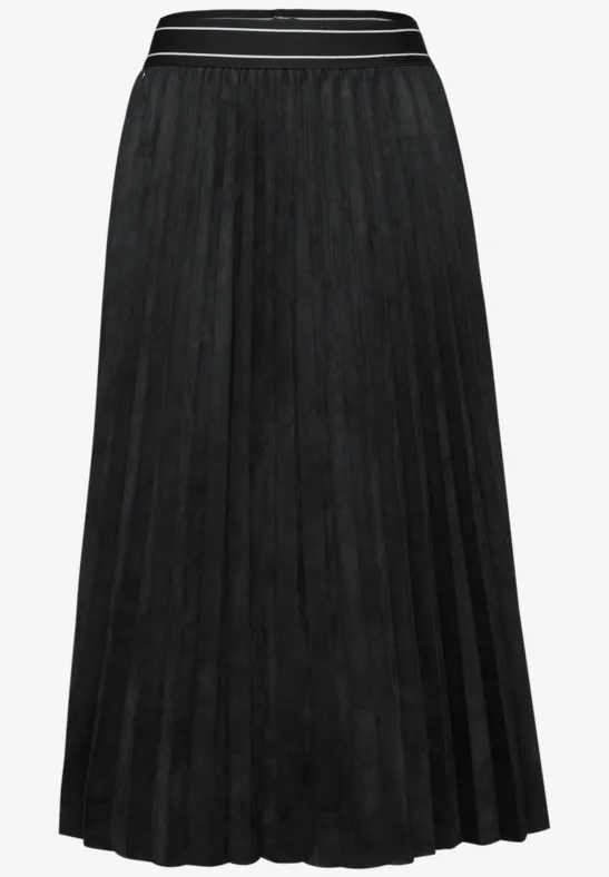 Velours Plissée Rock Black