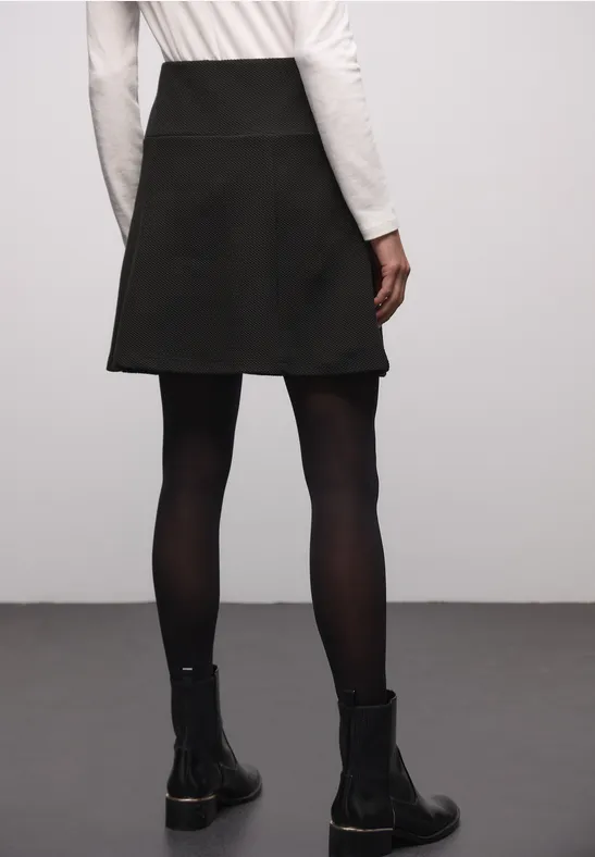 Jupe avec structure Black