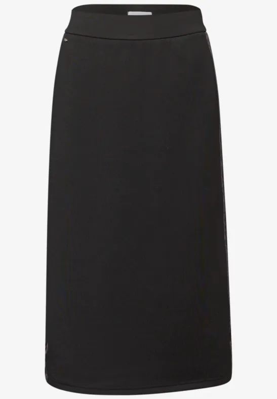 Rok met galonstrepen Black