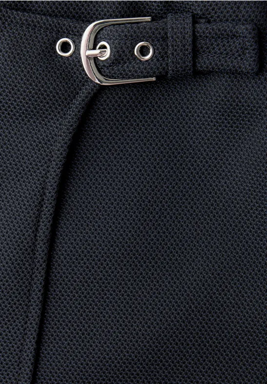 Skort longueur genou avec boucle shadowed navy