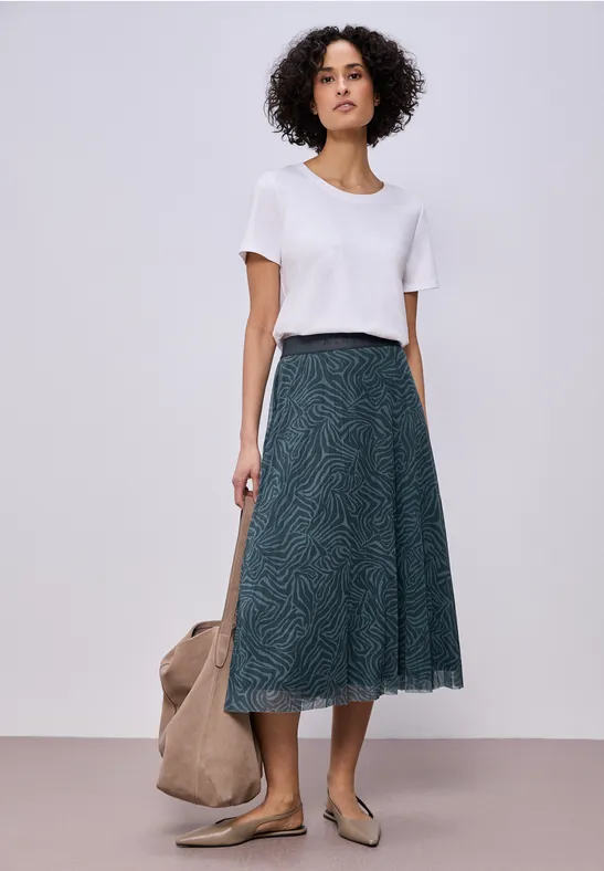 Plissée Rock cool vintage green