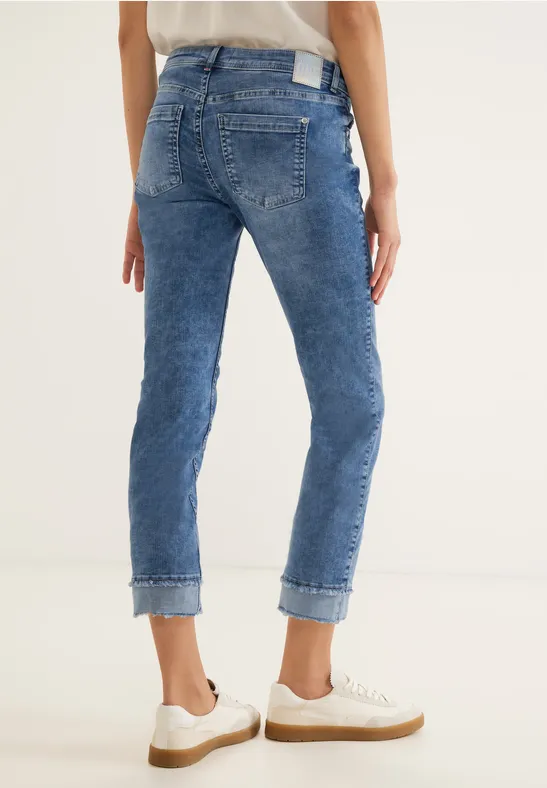 Jeans Street One 3715692 Donna Casual Fit - Deep Indigo Washed - 25W X 30L