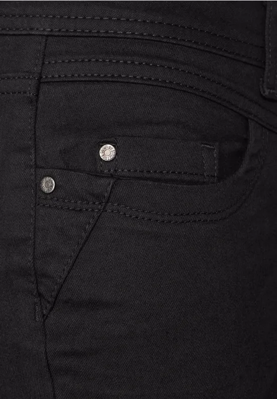 Jean Doublé Femme Hiver - Polaire Chaud - Coupe Droite Taille Haute - Denim Extensible - Thermo