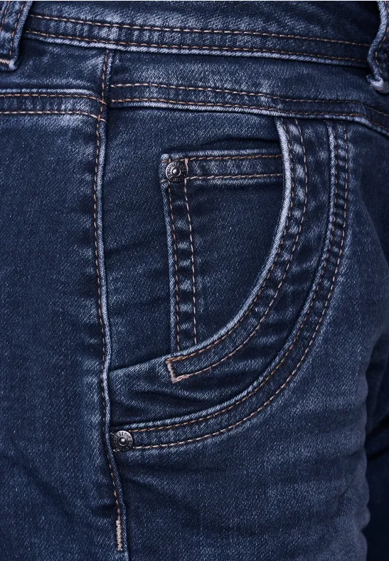 Jeans Femme Taille Haute - Pantalon Droit Extensible Avec Contrôle Ventre - Style Vintage Y2K Décontracté - Avec Poches