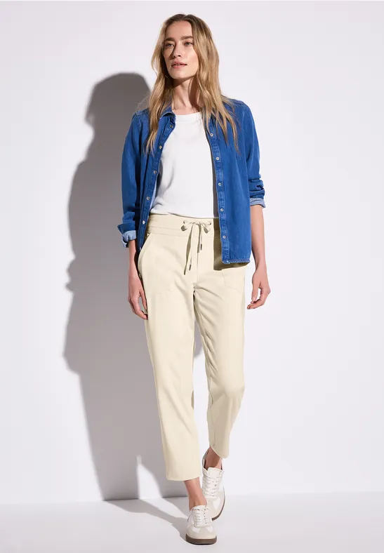 Hose im Loose Fit moonstone sand