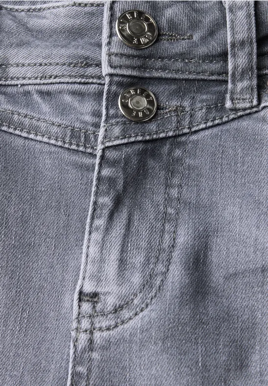 Bootcut Jeans light steel grey washed